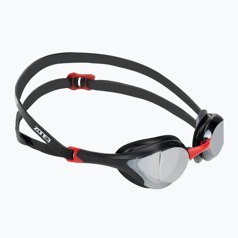 Okulary do pływania ZONE3 Volare Streamline Racing black/red/silver polarized mirror revo