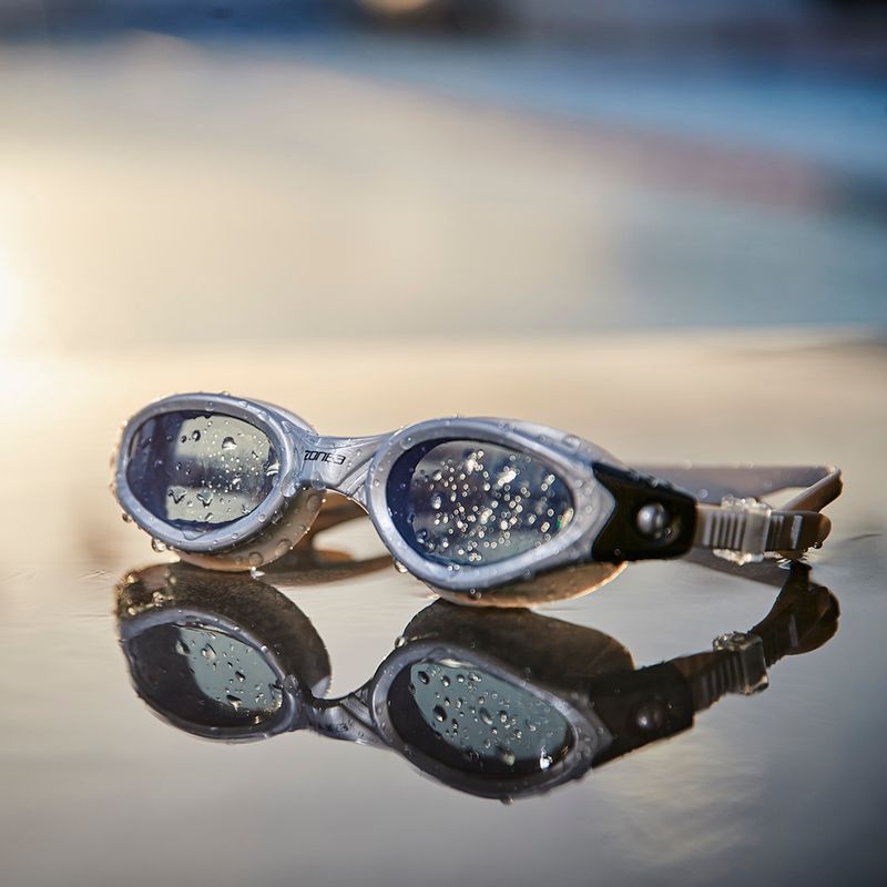 Okulary do pływania ZONE3 Apollo Swim silver/black/tinted blue 2