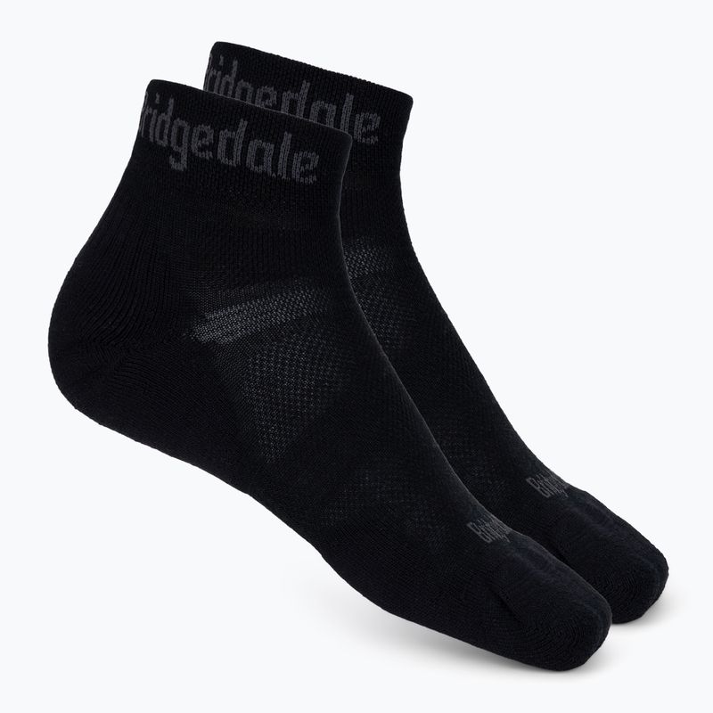 Skarpety trekkingowe męskie Bridgedale Hike Ultralight Performance Ankle black/grey