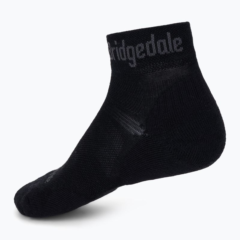 Skarpety trekkingowe męskie Bridgedale Hike Ultralight Performance Ankle black/grey 2