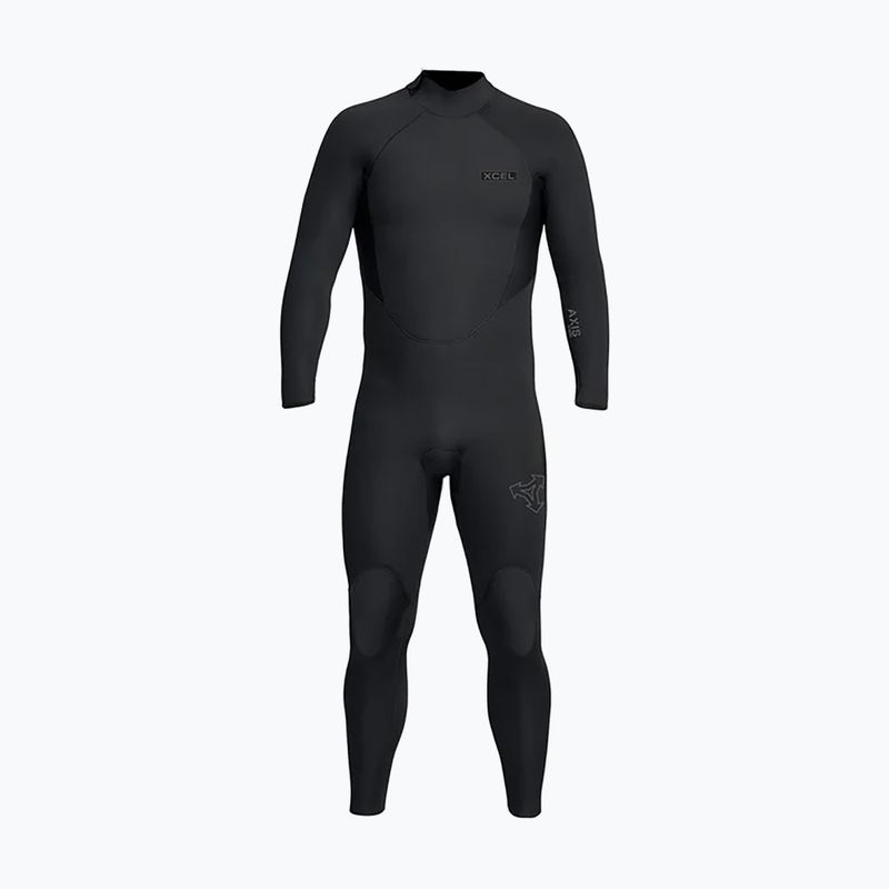 Pianka do pływania męska Xcel Axis 3/2 mm Back Zip Full black