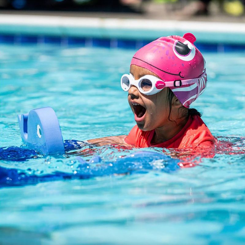 Okulary do pływania dziecięce Finis H3 Goggle white/pink 2