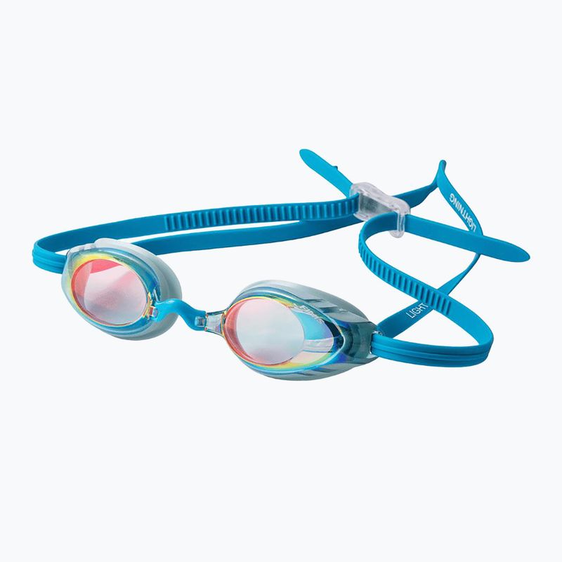 Okulary do pływania dziecięce Finis Lightning Goggles teal mirror