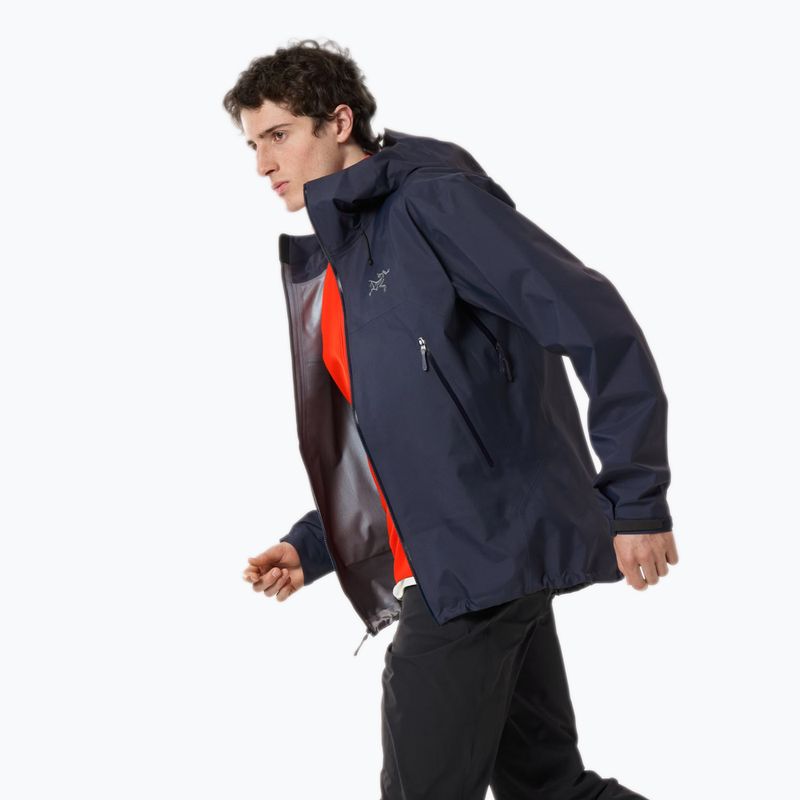Kurtka przeciwdeszczowa męska Arcteryx Beta SL black sapphire 4