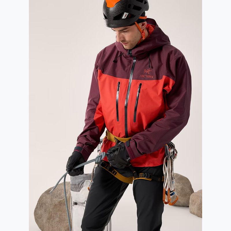 Kurtka przeciwdeszczowa męska Arcteryx Alpha mars/dynasty 8