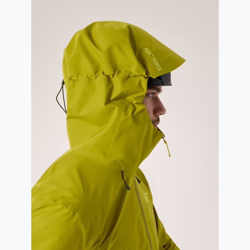 Kurtka przeciwdeszczowa męska Arcteryx Beta SL olive moss/euphoria 5