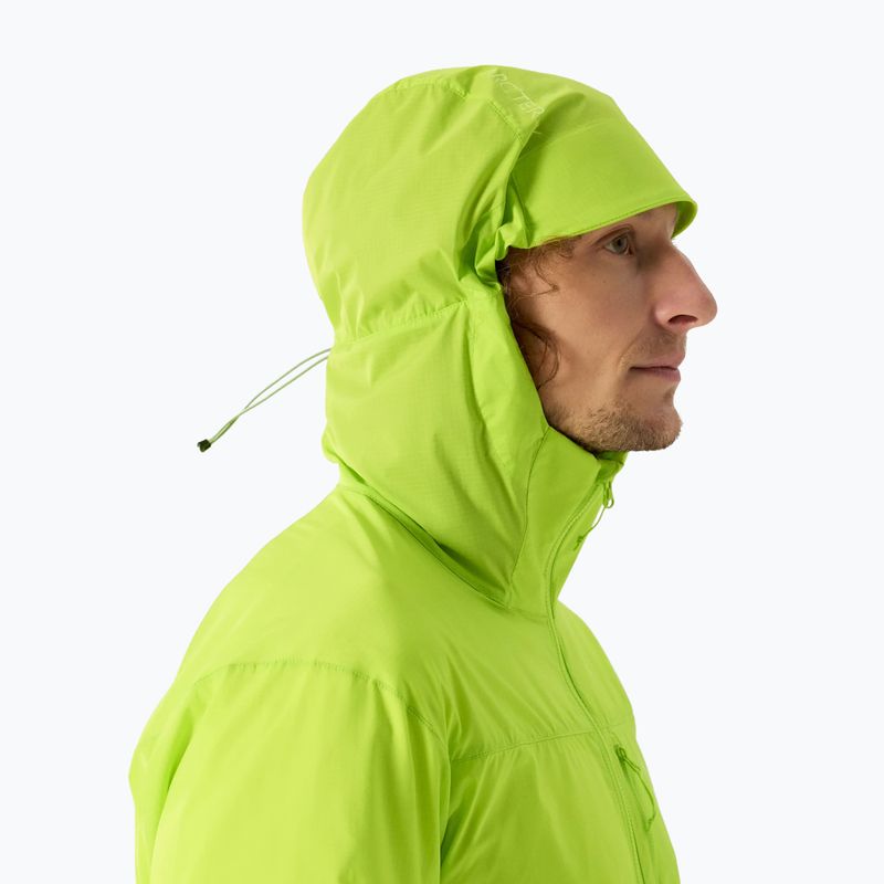 Kurtka przeciwwiatrowa męska Arcteryx Squamish Hoody mantis 5