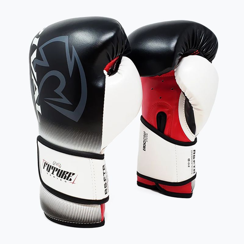 Rękawice bokserskie Rival RS-FTR Future Sparring black/white/red 7