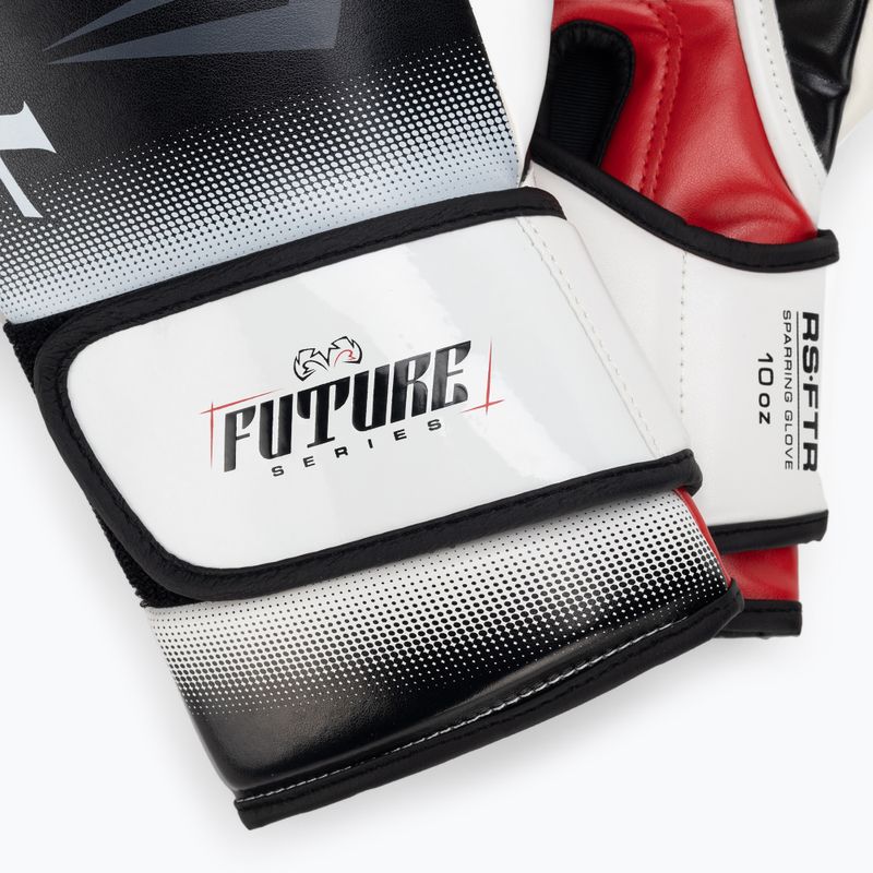 Rękawice bokserskie Rival RS-FTR Future Sparring black/white/red 5