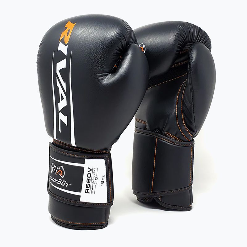 Rękawice bokserskie Rival Workout Sparring 2.0 black 7