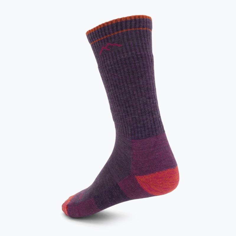 Skarpety damskie Darn Tough Hiker plum heather 2