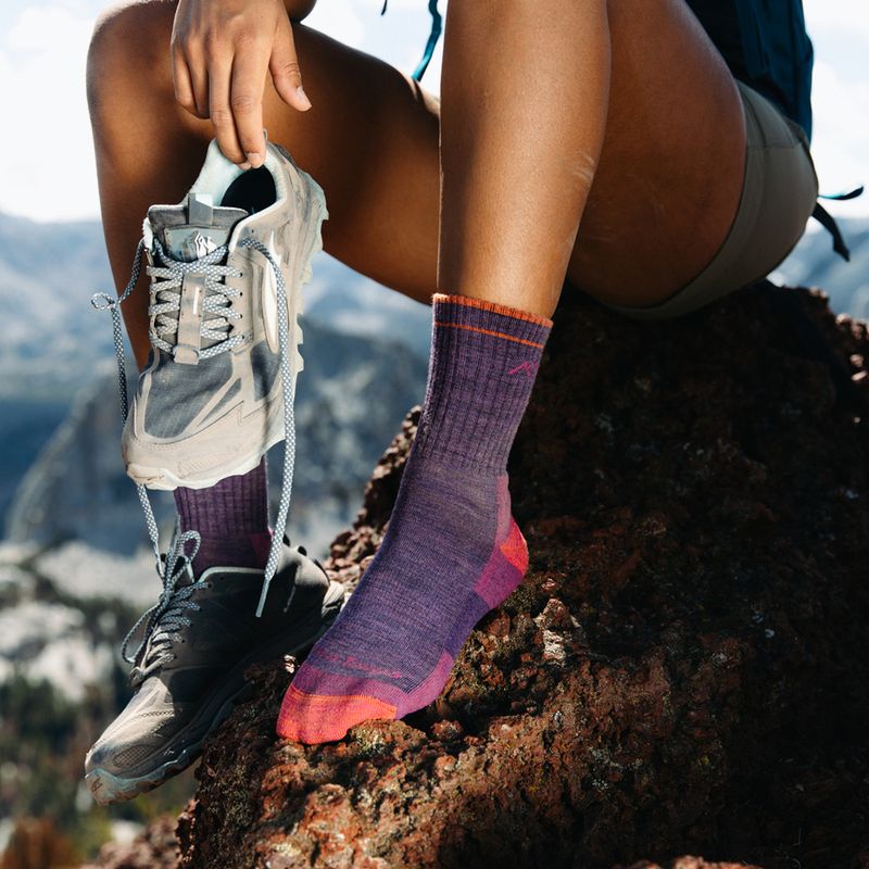 Skarpety damskie Darn Tough Hiker plum heather 6