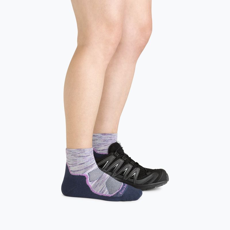 Skarpety damskie Darn Tough Light Hiker 1/4 Sock Cushion cosmic purple 2