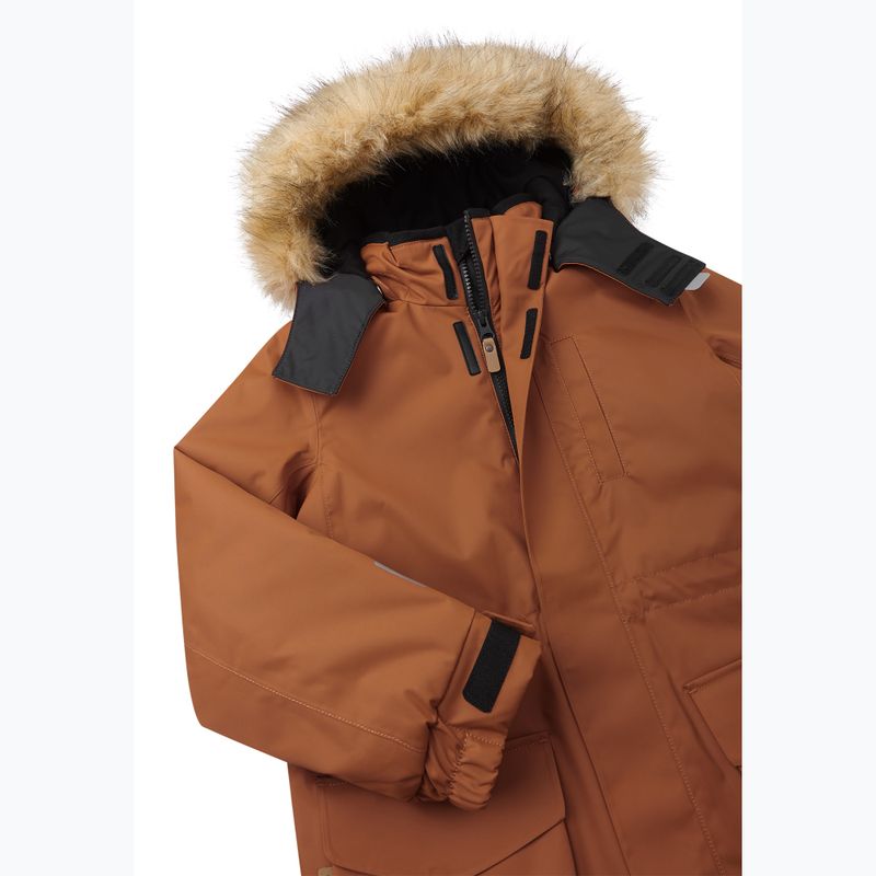 Kurtka zimowa dziecięca Reima Naapuri cinnamon brown 4
