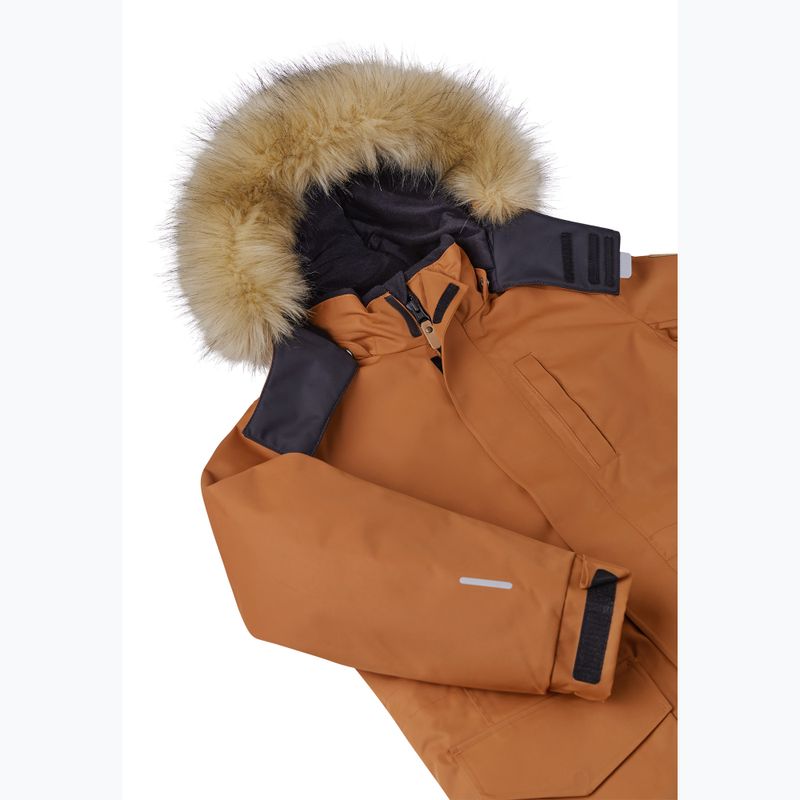 Kurtka zimowa dziecięca Reima Naapuri cinnamon brown 5