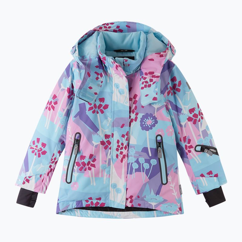 Kurtka narciarska dziecięca Reima Kiiruna light turquoise 5400066A-9990 2