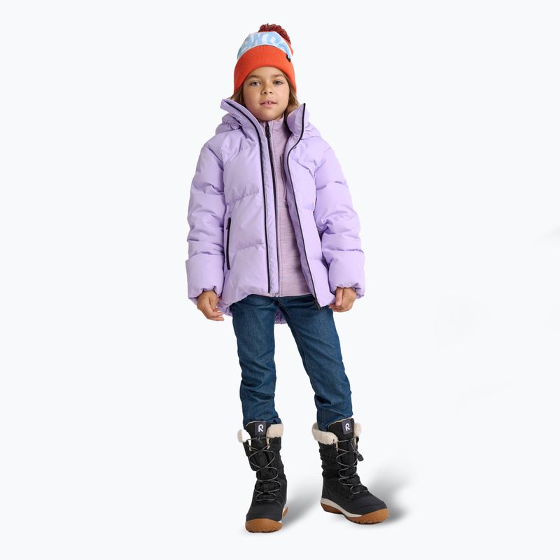 Kurtka puchowa dziecięca Reima Paimio lilac amethyst 2