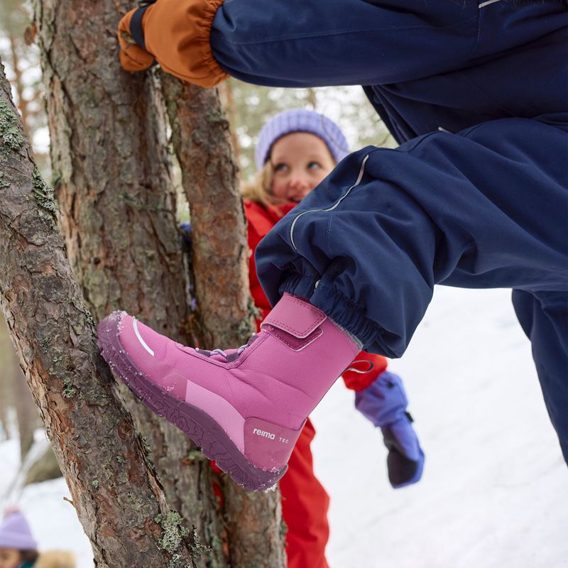 Śniegowce dziecięce Reima Talvella Kids red violet 9