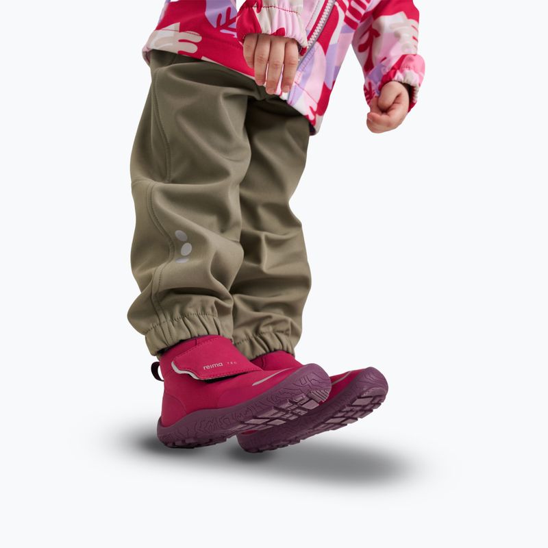 Buty barefoot dziecięce Reima Hyppii cool burgundy 11
