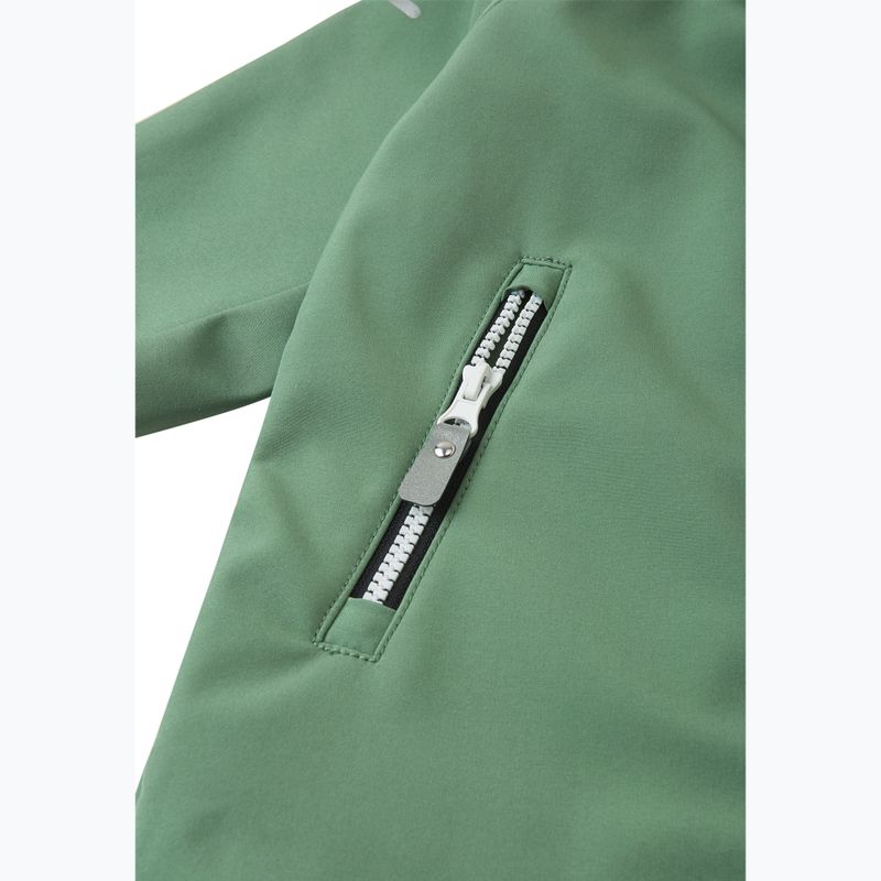 Kombinezon softshell dziecięcy Reima Mjosa green clay 4