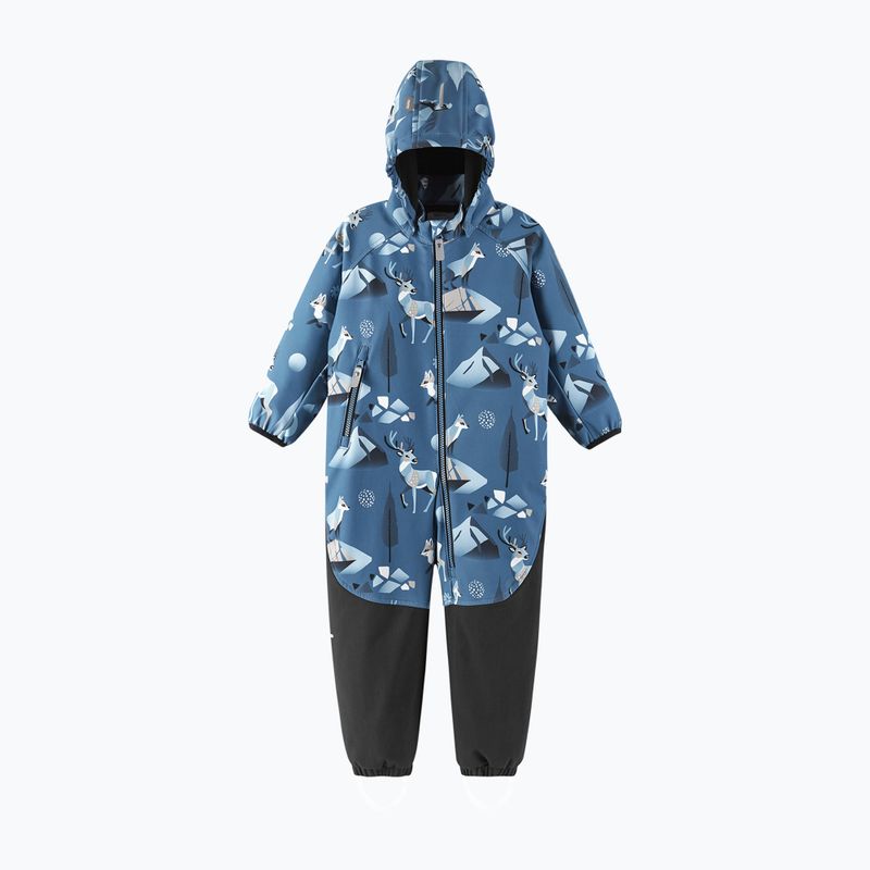 Kombinezon softshell dziecięcy Reima Mjosa blue ocean