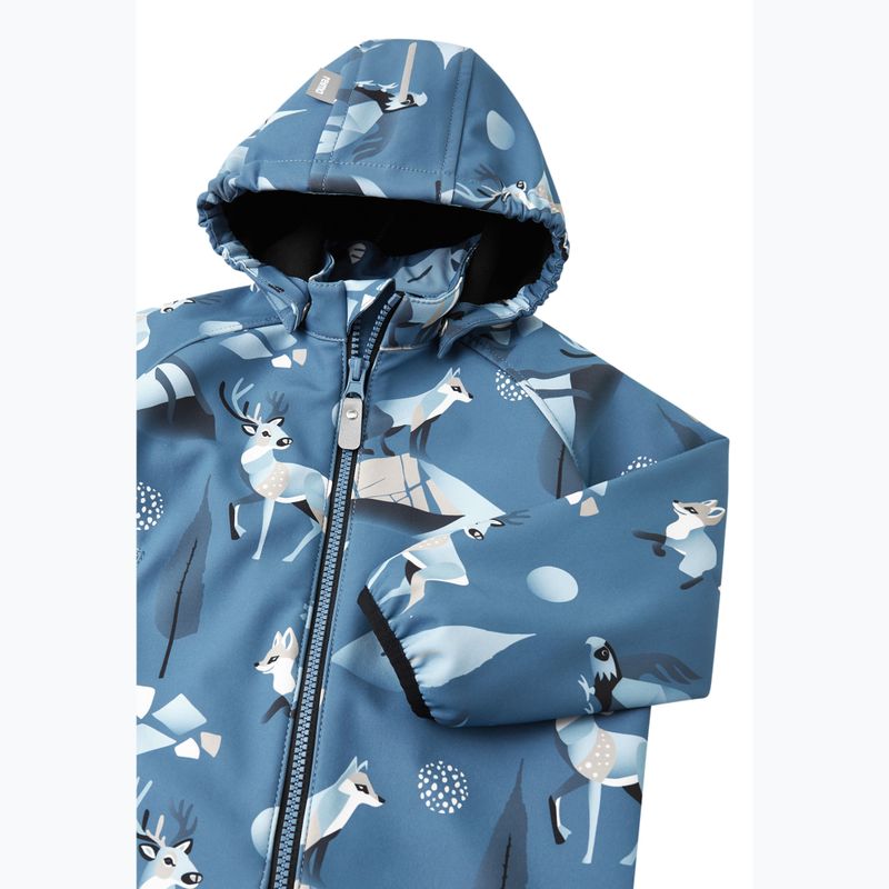 Kombinezon softshell dziecięcy Reima Mjosa blue ocean 4