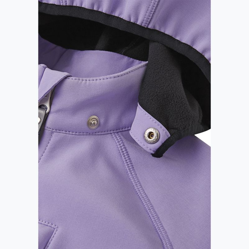 Kurtka softshell dziecięca Reima Vantti blooming lilac 4