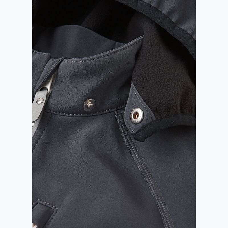 Kurtka softshell dziecięca Reima Vantti soft black 5