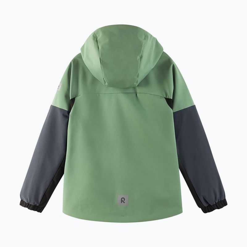 Kurtka hybrydowa dziecięca Reima Vaeltava green clay 3