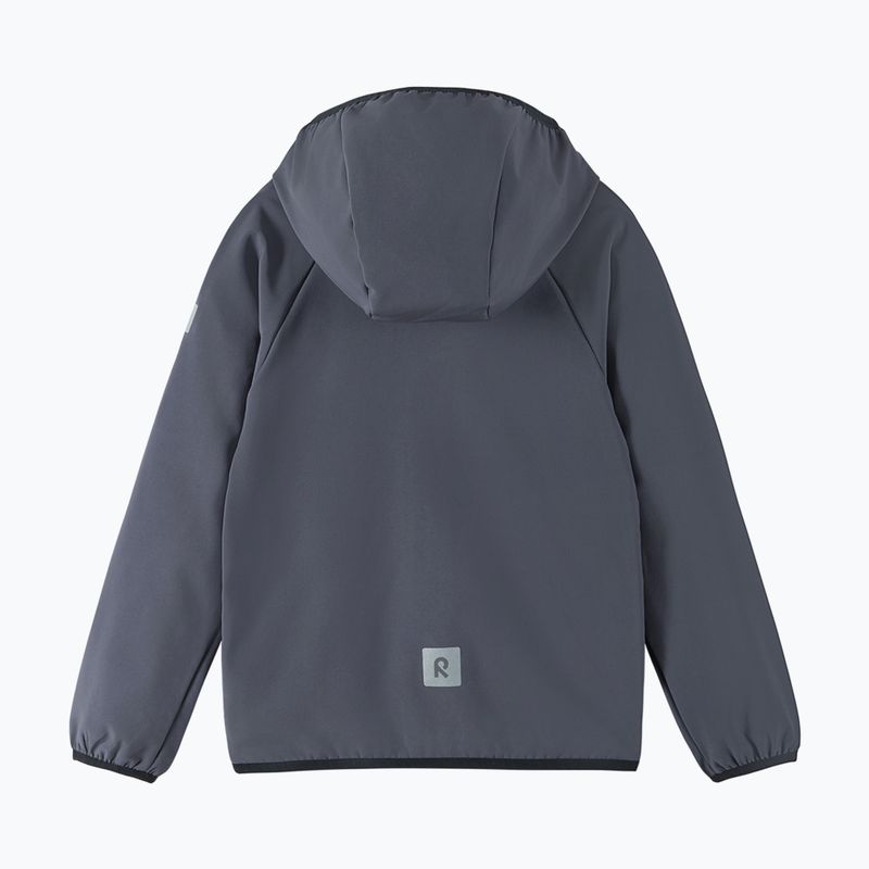 Kurtka softshell dziecięca Reima Mukana soft black 2