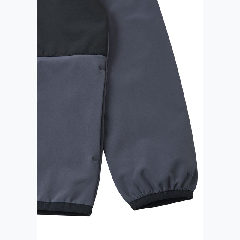 Kurtka softshell dziecięca Reima Mukana soft black 4