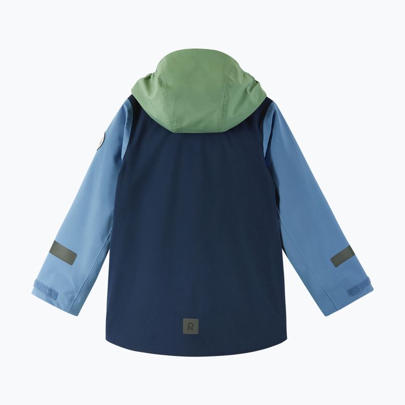 Kurtka softshell dziecięca Reima Sysma navy 2