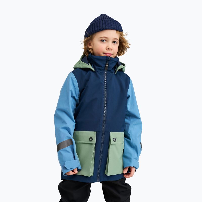 Kurtka softshell dziecięca Reima Sysma navy 10
