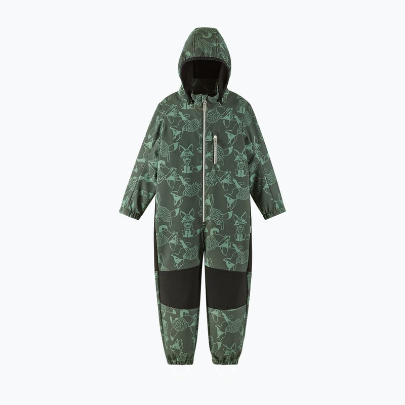 Kombinezon softshell dziecięcy Reima Nurmes deeper thyme green