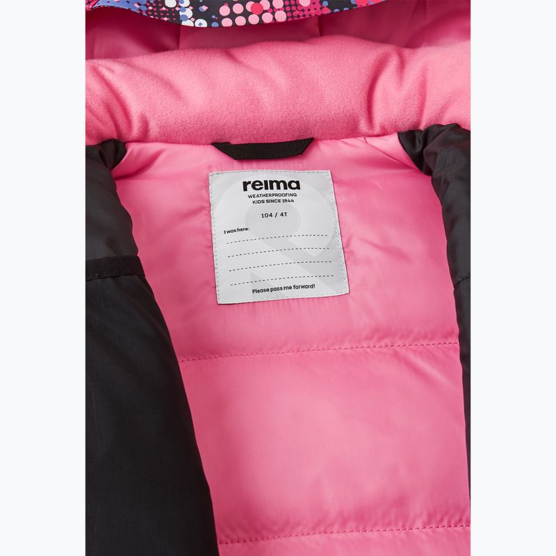 Kurtka narciarska dziecięca Reima Kiiruna rosy berry 7