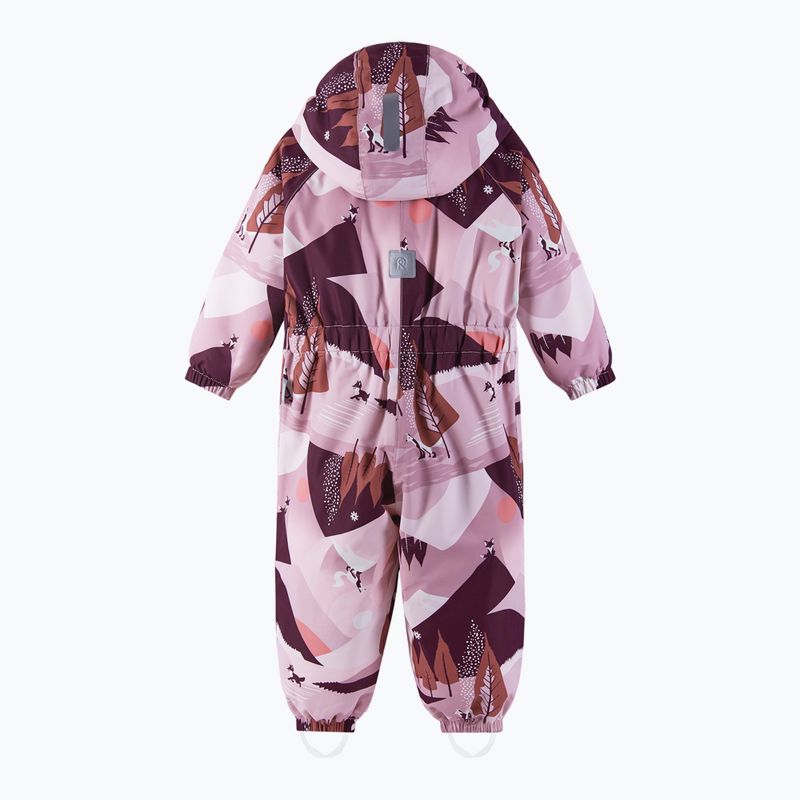 Kombinezon dziecięcy Reima Puhuri grey pink 3