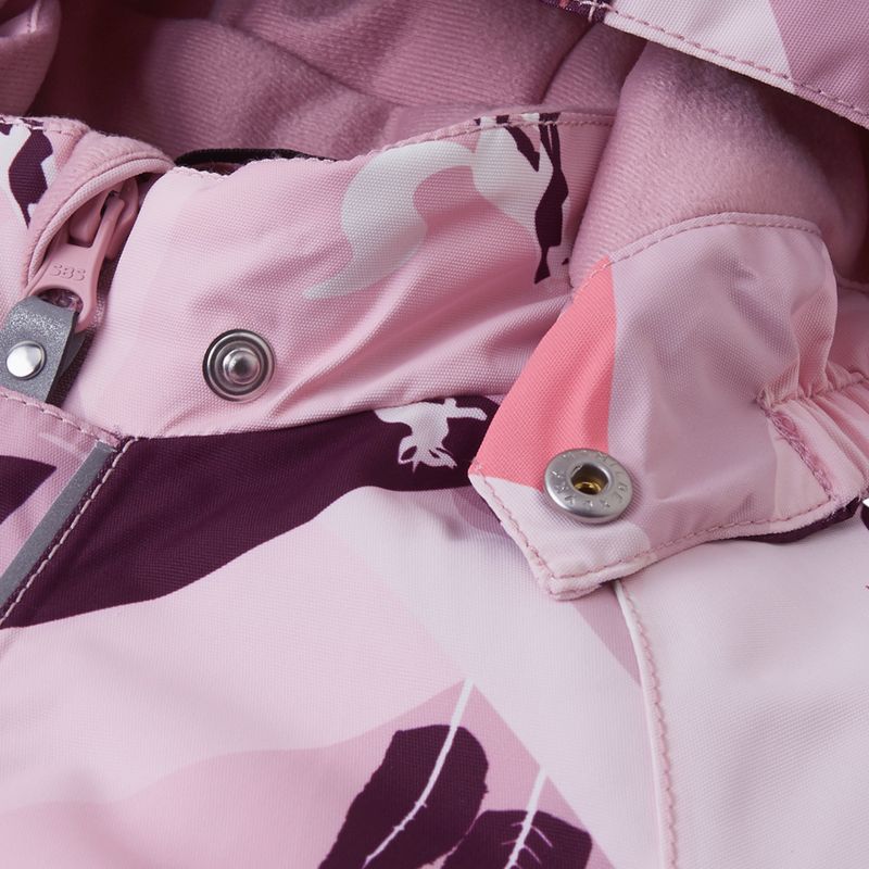 Kombinezon dziecięcy Reima Puhuri grey pink 5