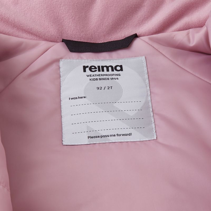 Kombinezon dziecięcy Reima Puhuri grey pink 6