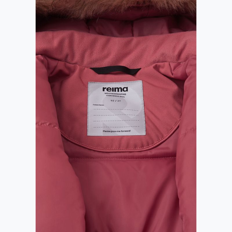 Kurtka zimowa dziecięca Reima Mutka red clay 7