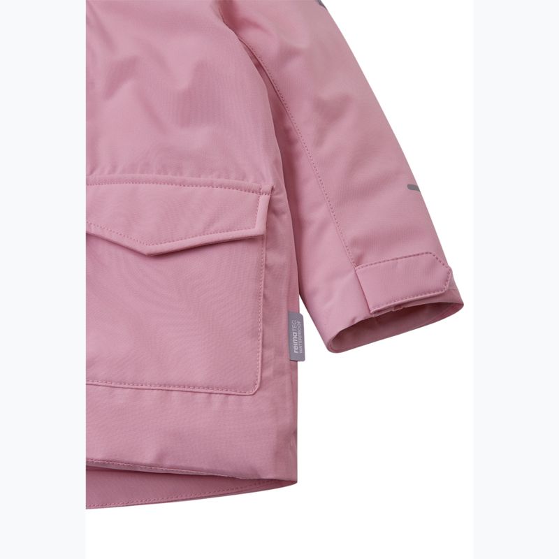 Kurtka zimowa dziecięca Reima Mutka grey pink 8