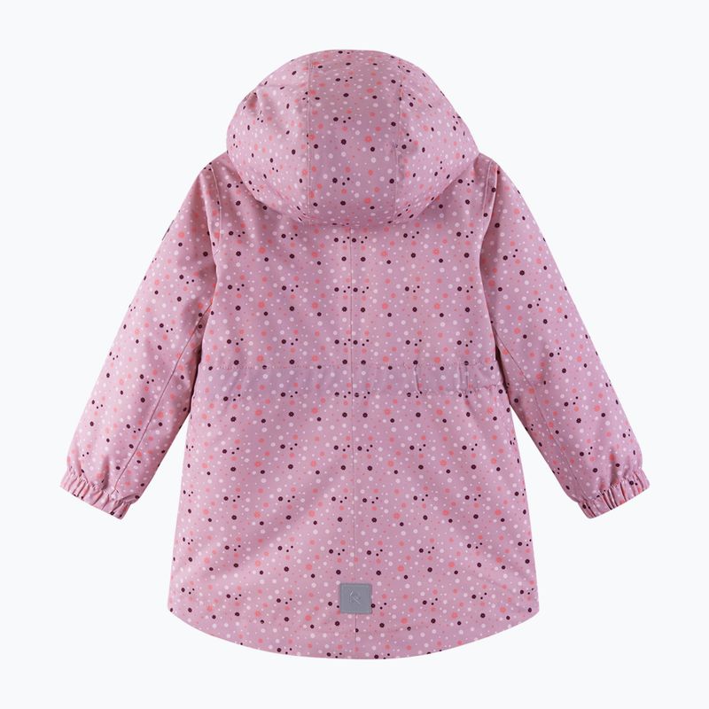 Kurtka dziecięca Reima Taipale grey pink 3