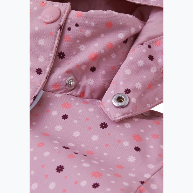 Kurtka dziecięca Reima Taipale grey pink 5