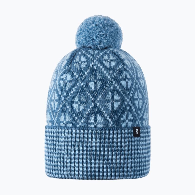 Czapka zimowa dziecięca Reima Kuurassa blue ocean