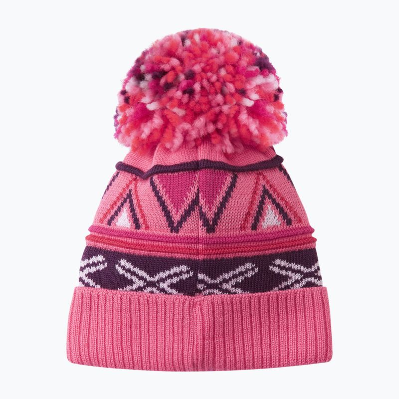 Czapka zimowa dziecięca Reima Kirjoen soft coral 2