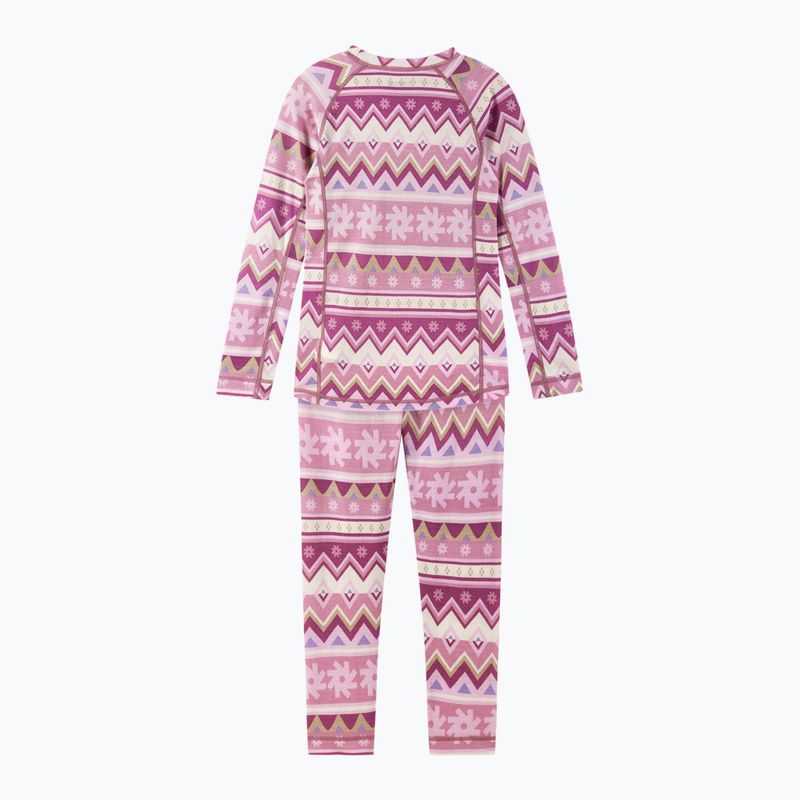 Komplet bielizny termoaktywnej dziecięcej Reima Taitoa grey pink 2