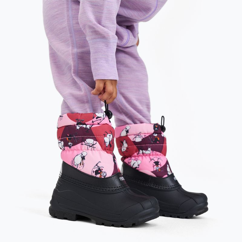 Śniegowce dziecięce Reima Moomin Nefar rose pink 8
