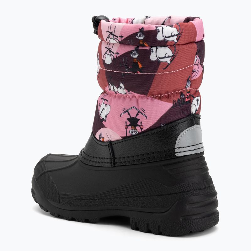 Śniegowce dziecięce Reima Moomin Nefar rose pink 3