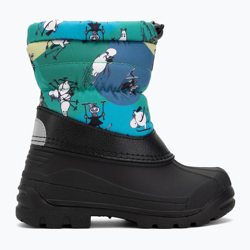 Śniegowce dziecięce Reima Moomin Nefar enchanted green 2