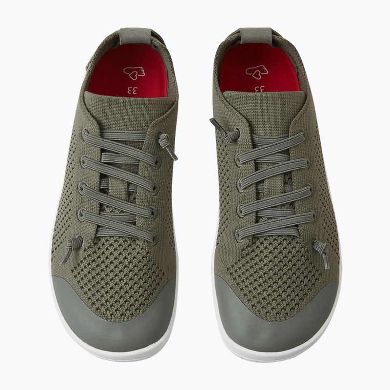 Buty barefoot dziecięce Reima Astelu greyish green 12