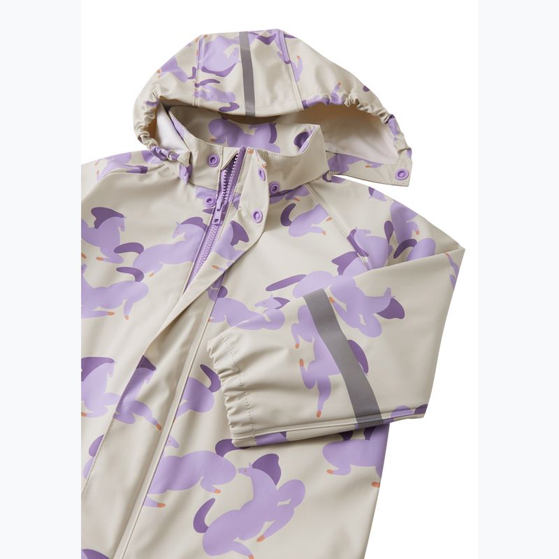 Kurtka przeciwdeszczowa dziecięca Reima Vesi blooming lilac 3